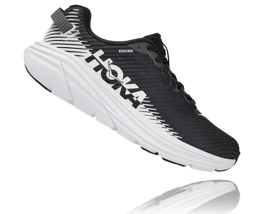 Tenis Hoka One One Mujer Negros/Blancos - Rincon 2 - VRAF86741